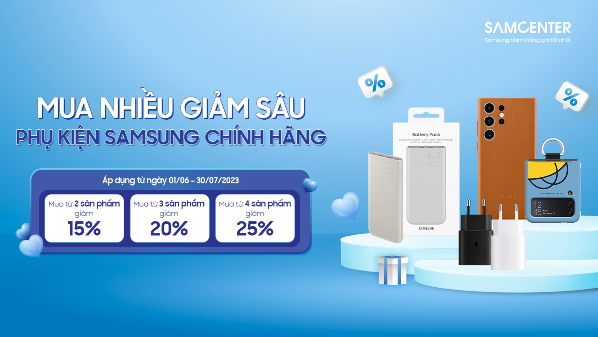 Hình ảnh cho danh mục Mua Càng Nhiều - Phụ Kiện Giảm Càng Sâu Tại SamCenter 